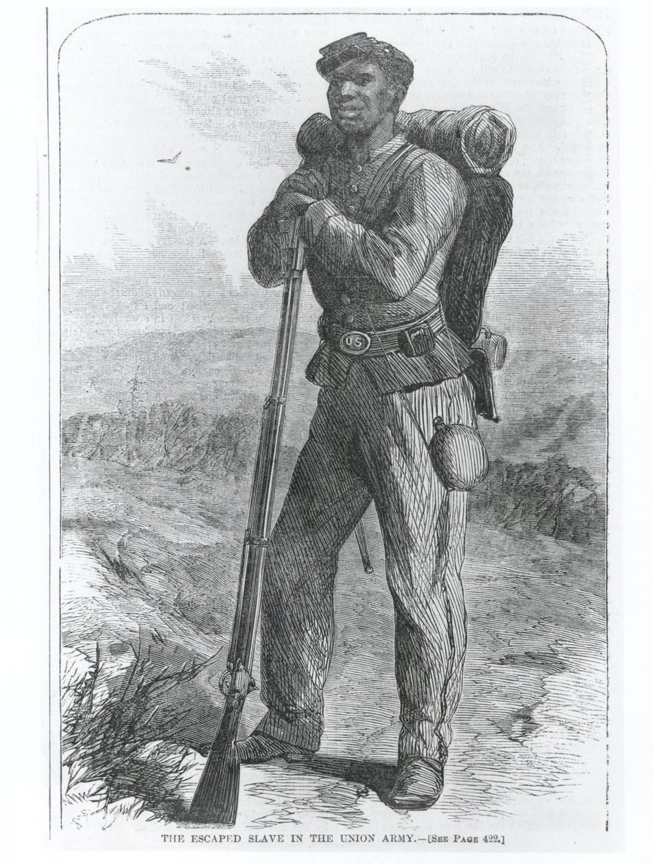 The Escaped Slave in the Union Army, z 