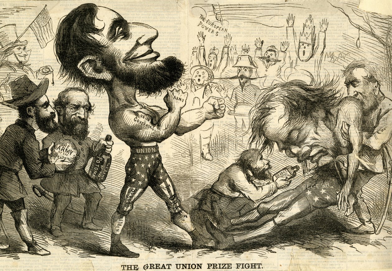 Velký boj o cenu Unie, 1861 od American School