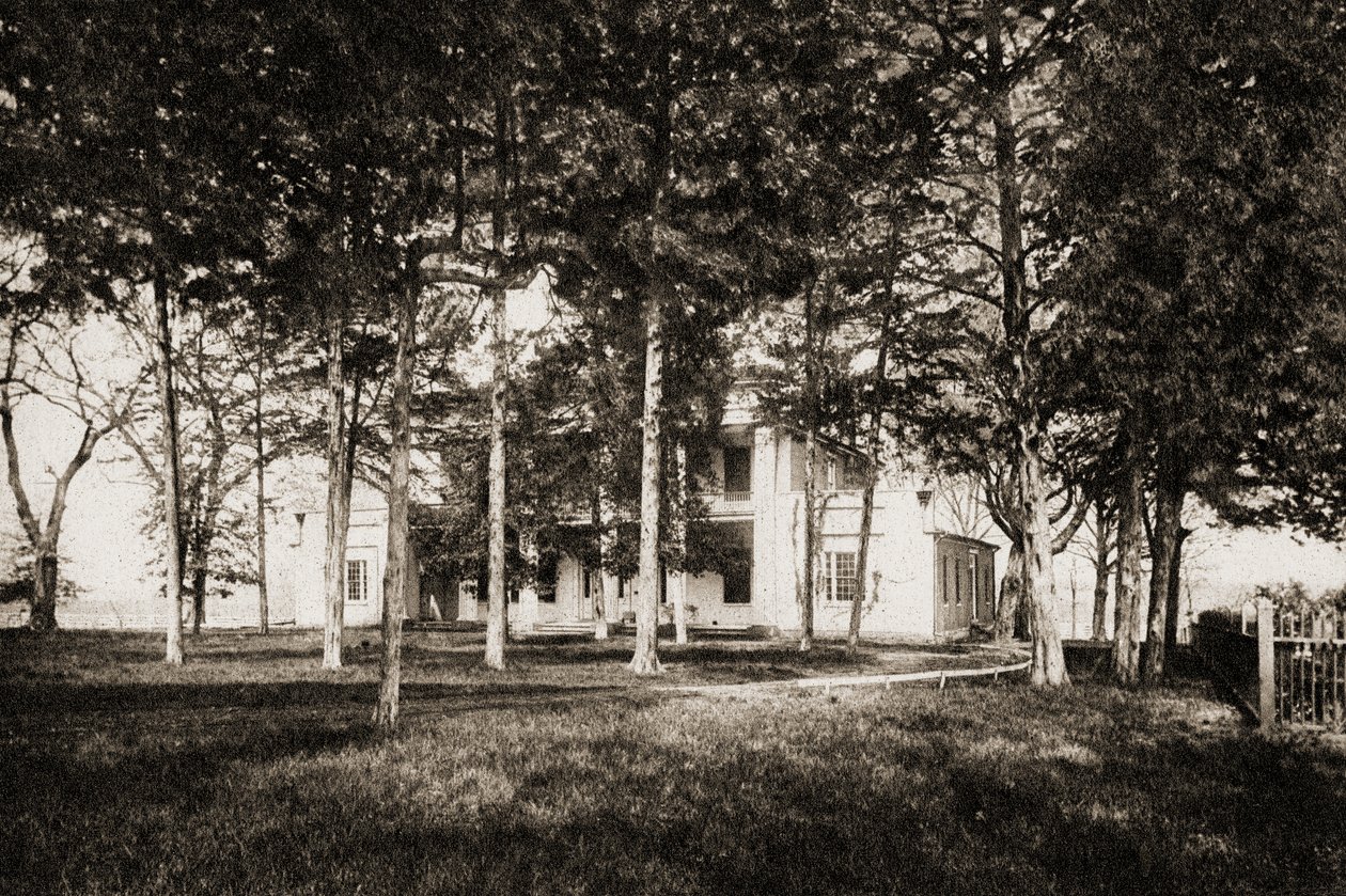 Hermitage, Nashville, Tennessee, 1915 (hlubotisk v sépiovém tónu) od American School