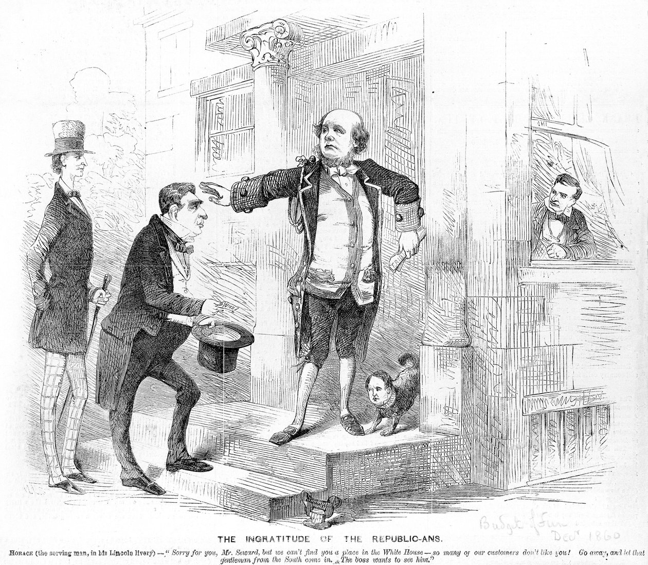 Nevděk republikánů, c.1860 od American School