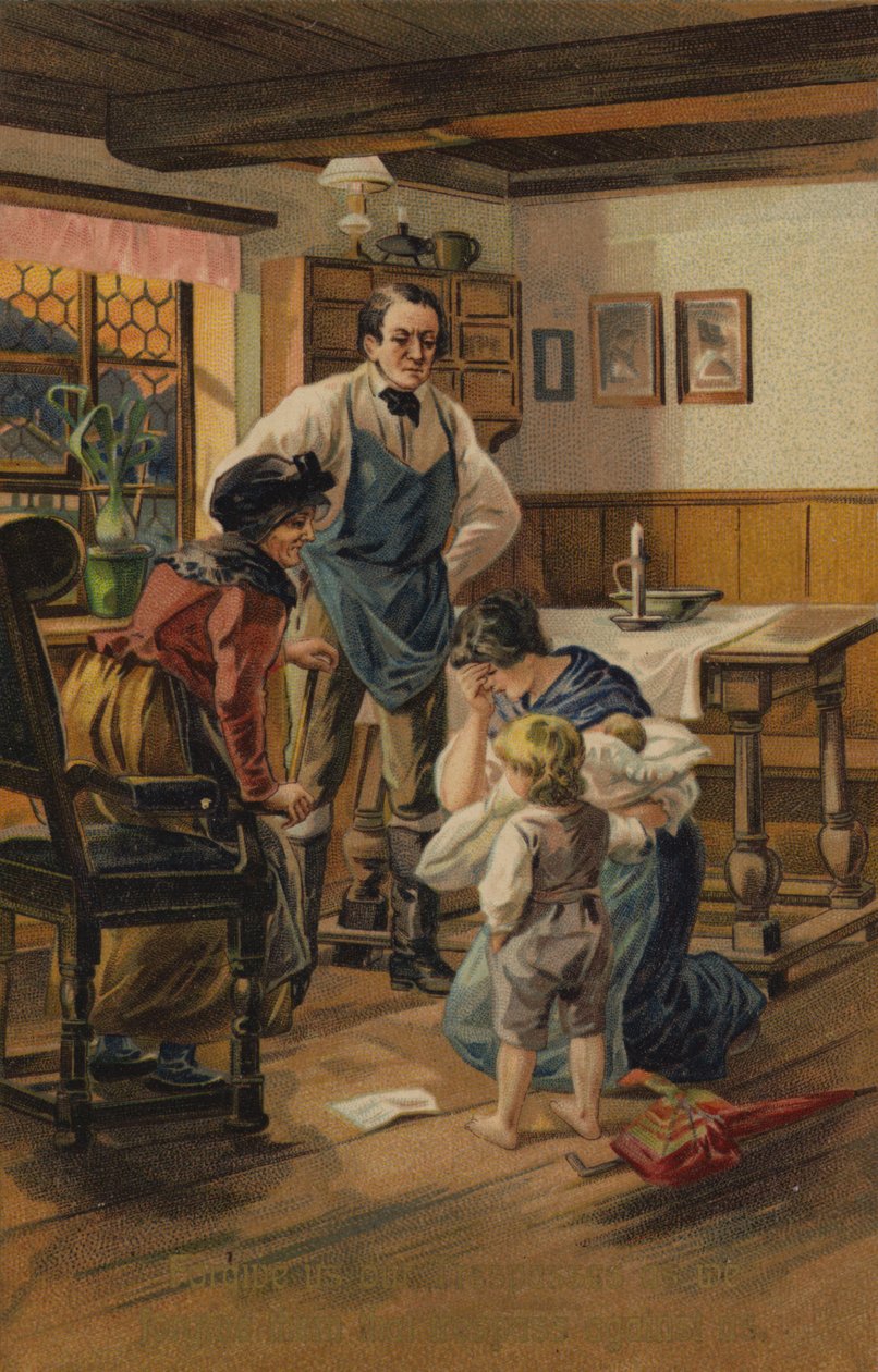 Modlitba Páně, Odpusť nám naše viny (chromolitho) od American School