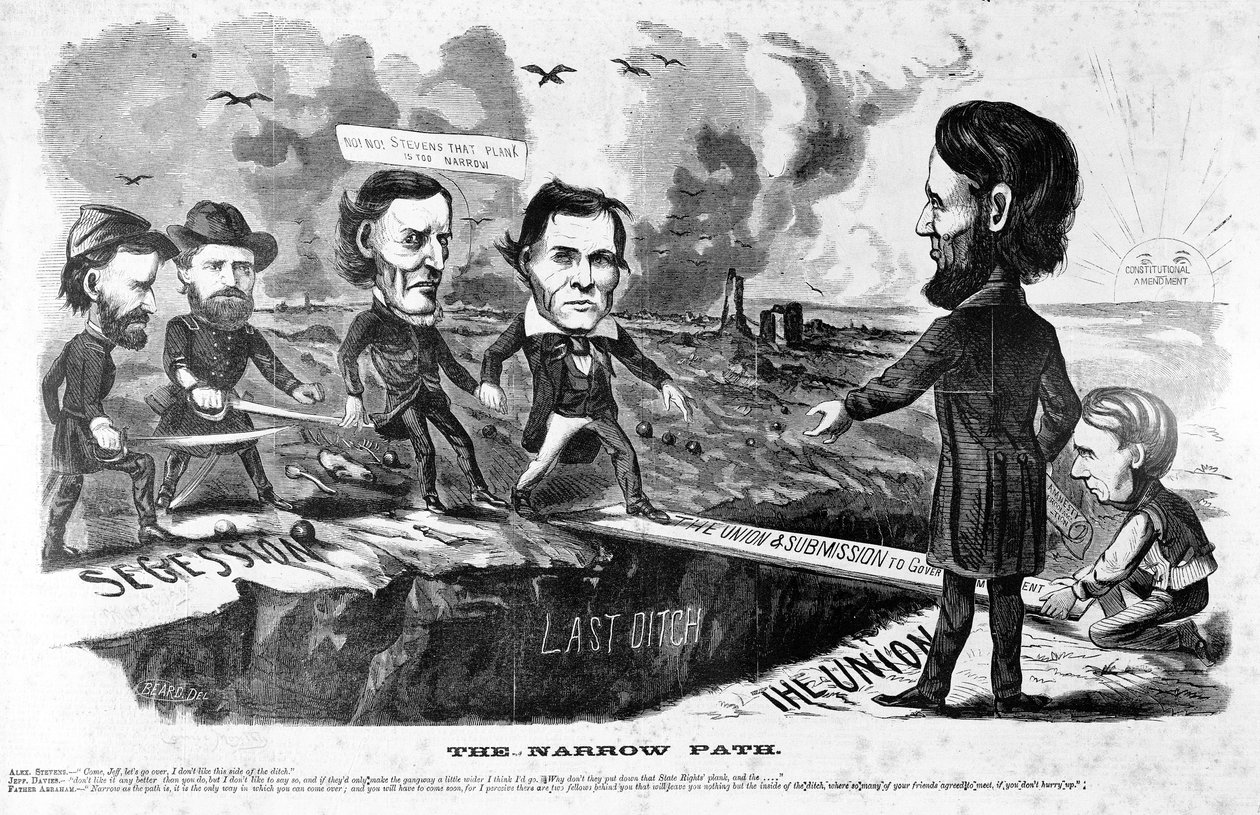 Úzká stezka, kolem roku 1863 od American School