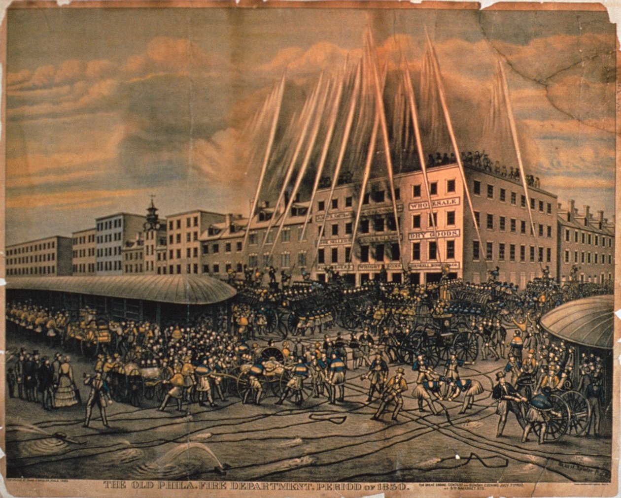 Hasičský sbor Old Philadelphia, 1850 od American School
