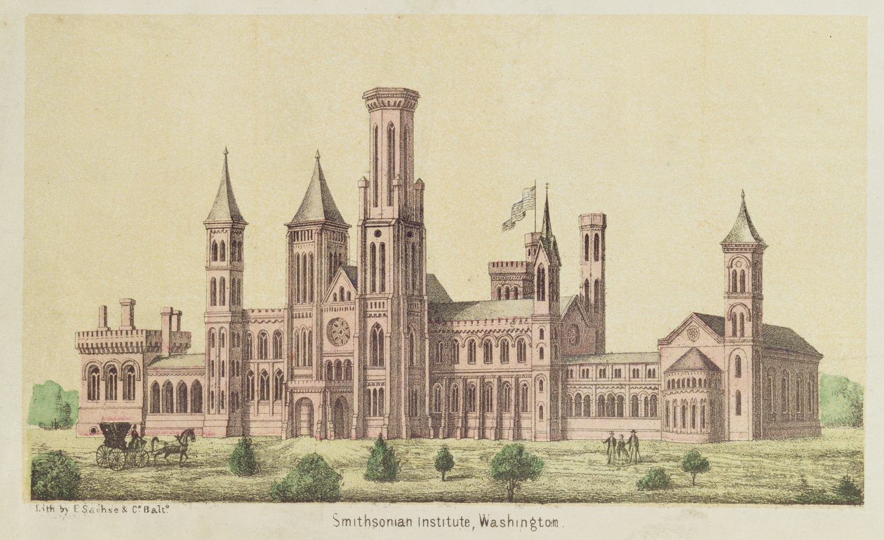 Smithsonian Institute, Washington, vydal E. Sachse od American School