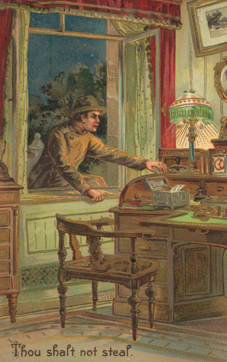 Desatero přikázání: (barevná litografie) od American School