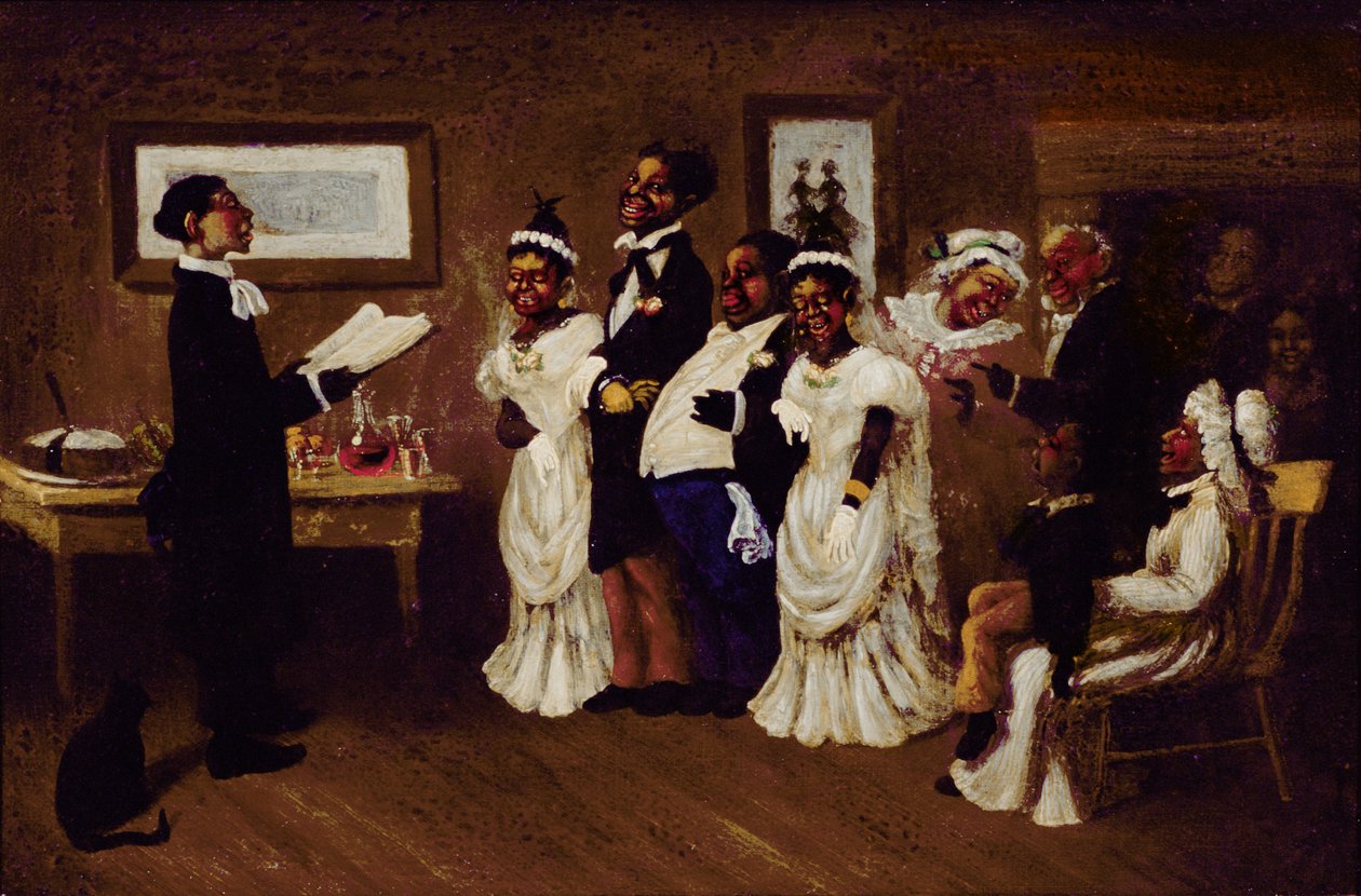 Svatba, kolem roku 1850 od American School