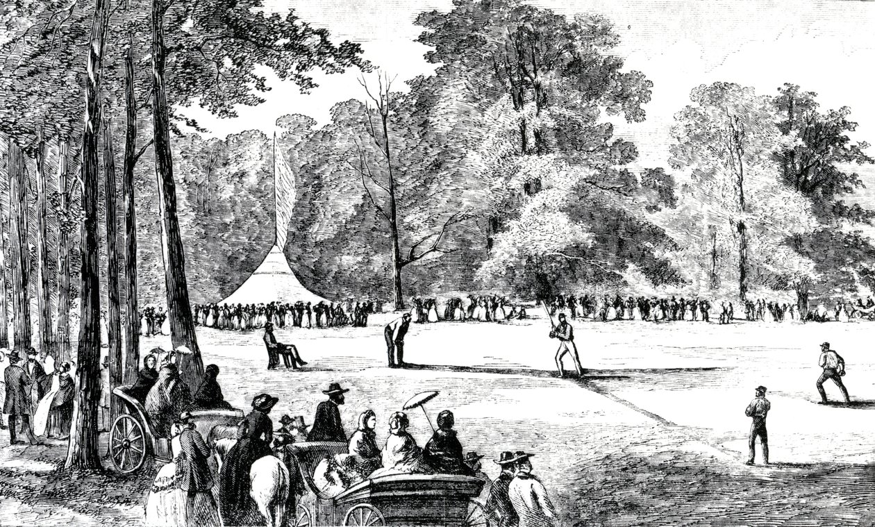 První sjezd baseballových klubů, New York, 1857 od American School