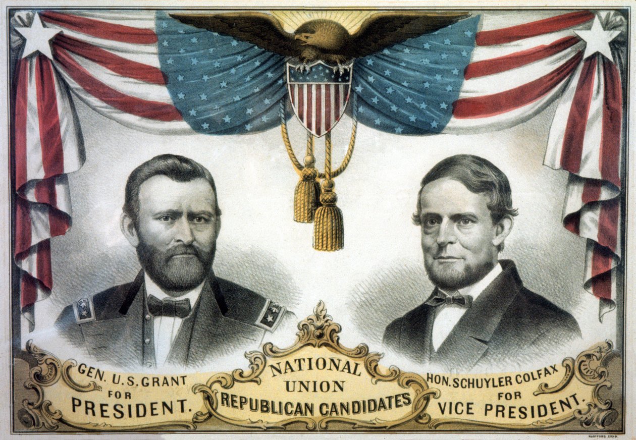 Ulysses S. Grant. 1869 (plakát) od American School