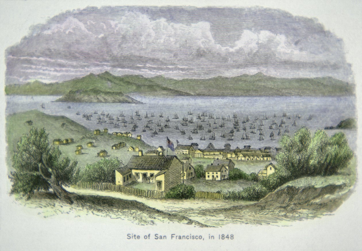 Pohled na San Francisco od American School