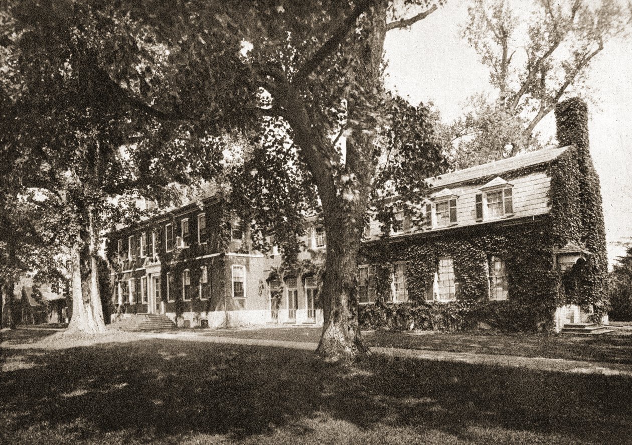 Westover Plantation, Virginia, 1915 (hlubotisk v sépiovém tónu) od American School