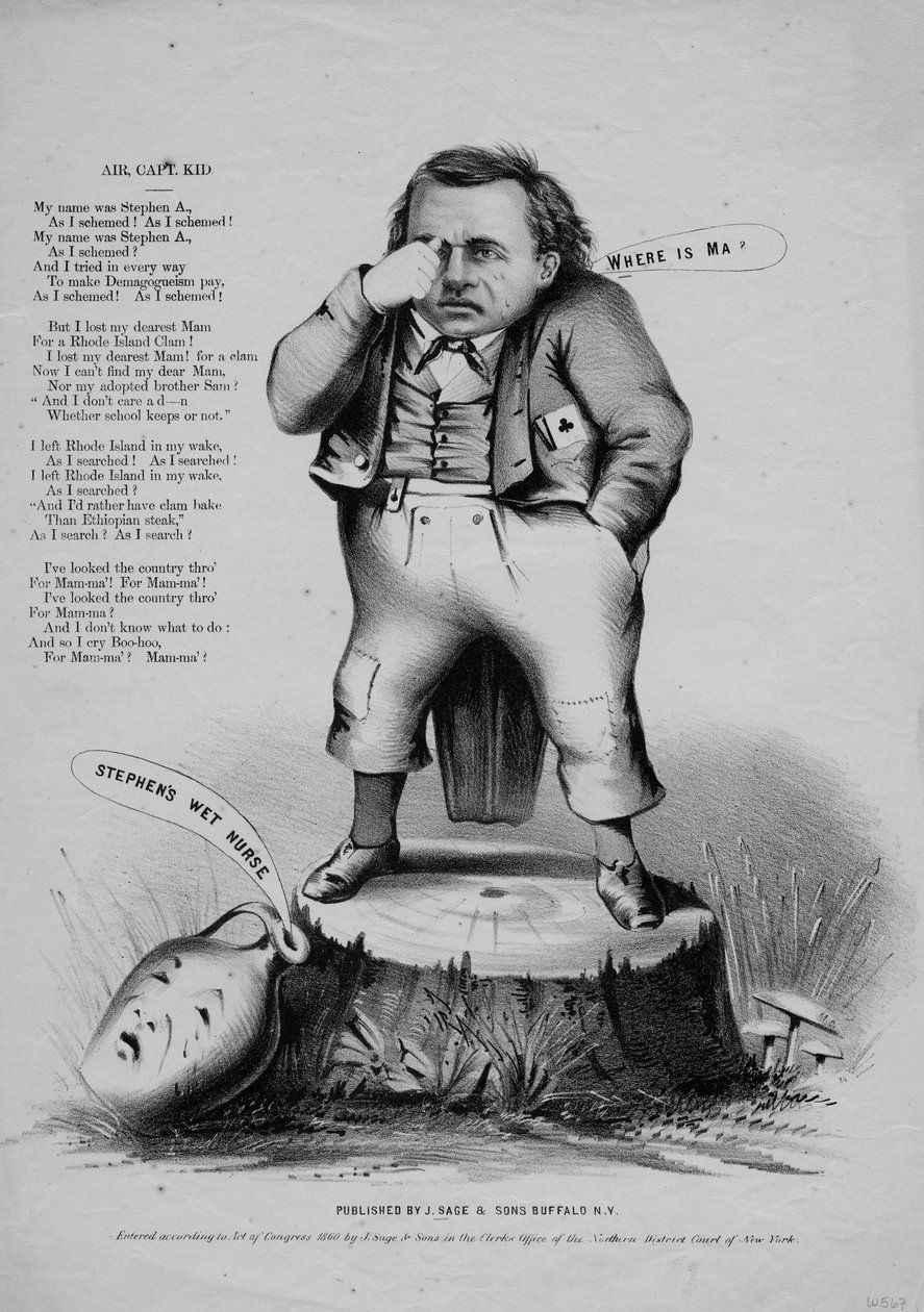 Where is Ma?, vydal Currer & Ives, New York, 1860 od American School