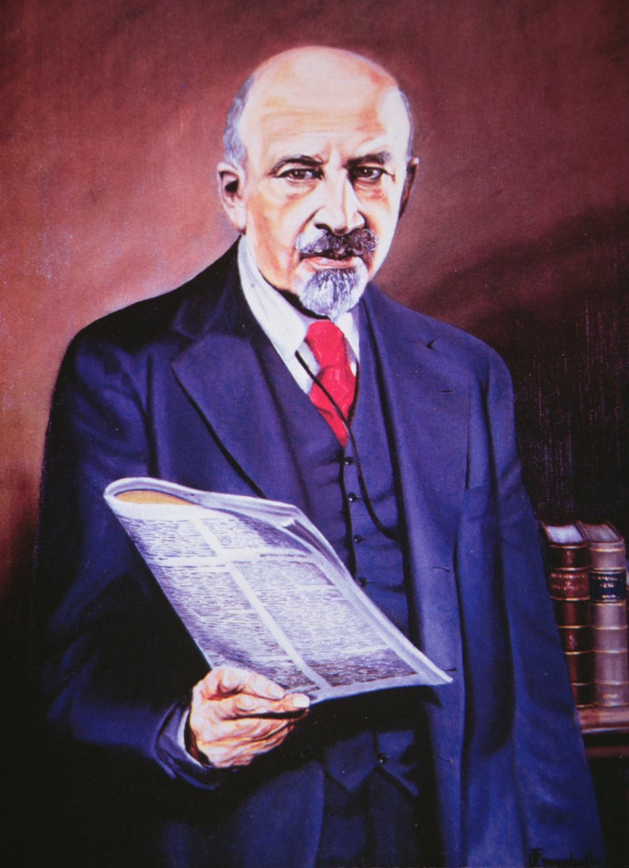 William Edward Burghardt du Bois (1868-1963) (olej na plátně) od American School
