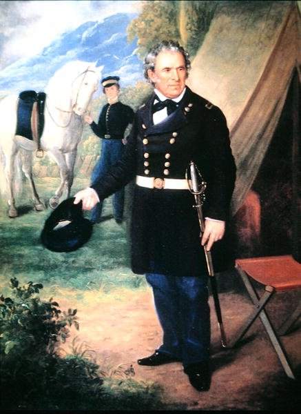 Zachary Taylor (barevné lito) od American School