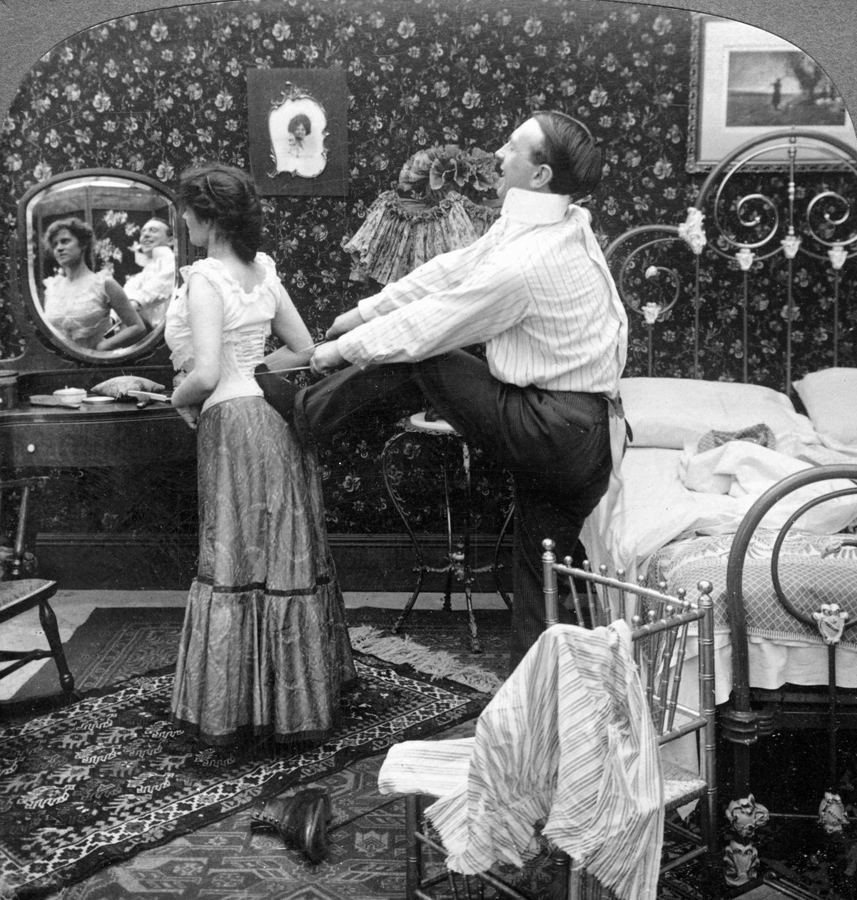 Cirrus - Tucet hlavních mrakových forem na obloze, 1935 od American Stereoscopic Company