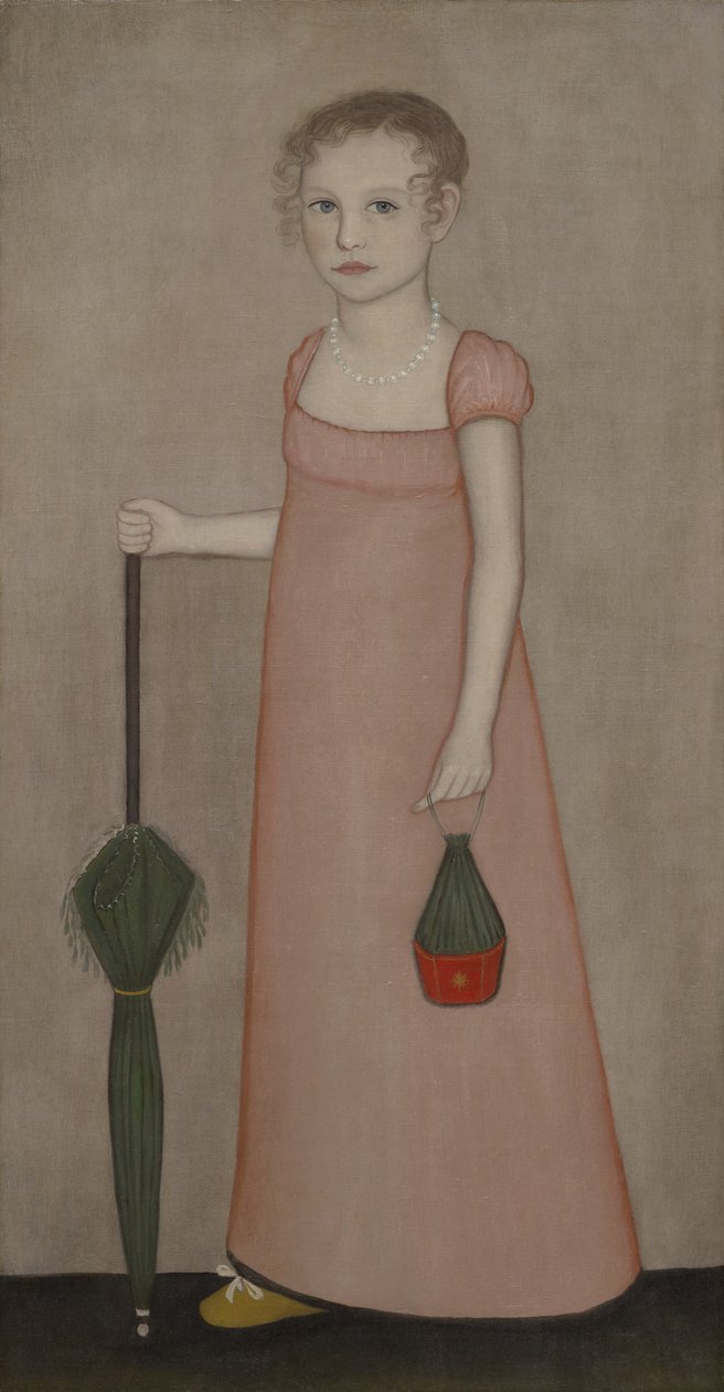 Portrét Harriet Campbellové, kolem roku 1815 od Ammi Phillips