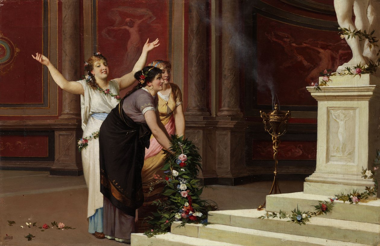 Das Venusopfer od Amos Cassioli