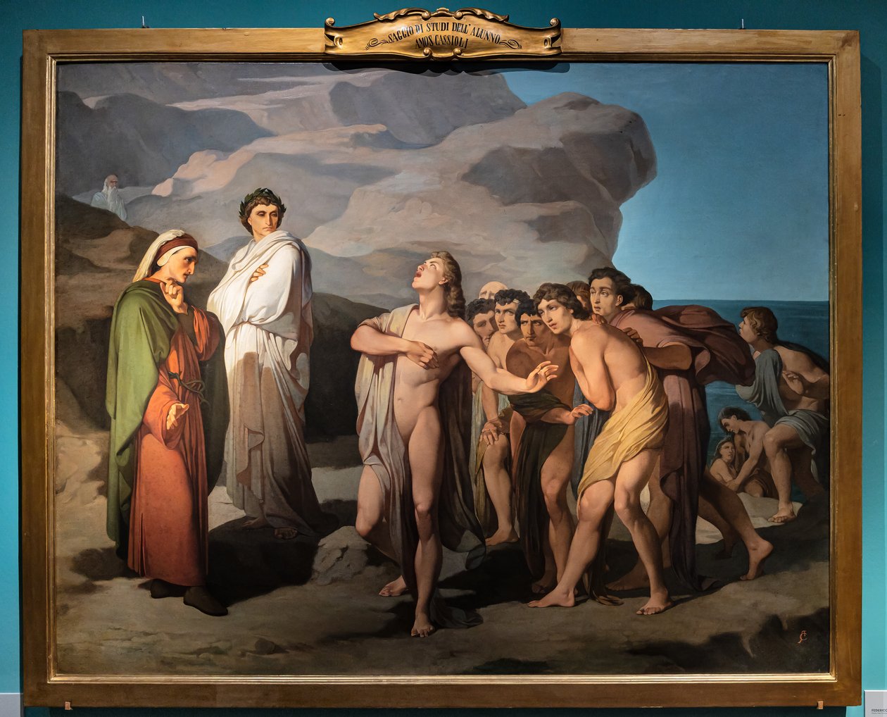 Dante a Casella od Amos Cassioli