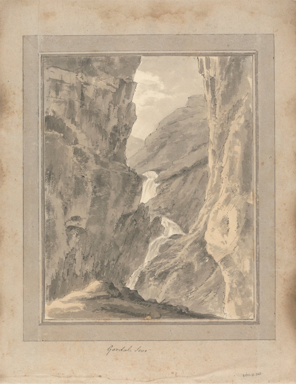 Pohled v Anglii, Skotsku a Walesu: Gordale Scar od Amos Green