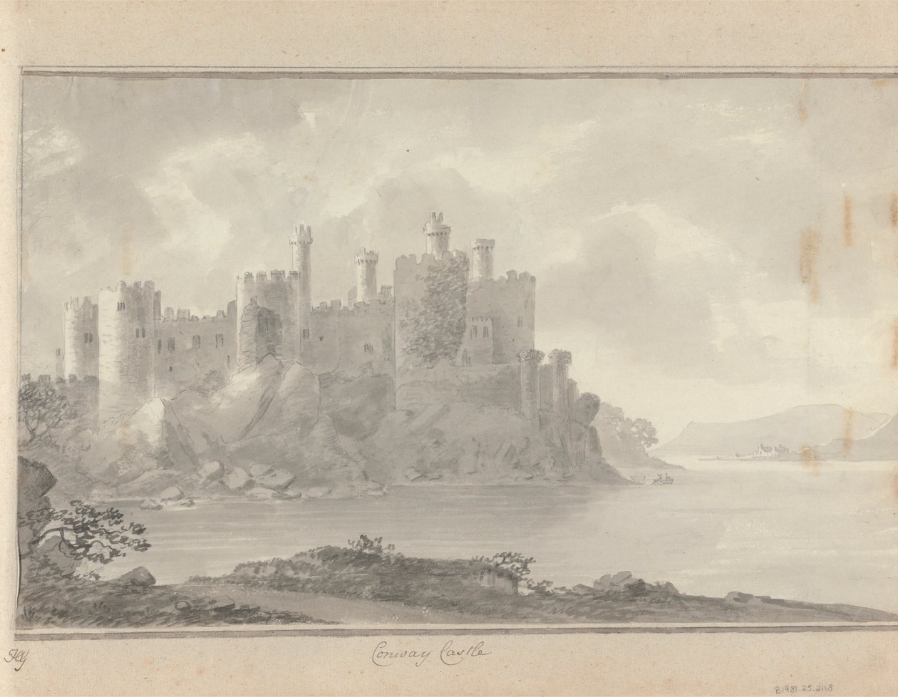 Pohledy v Anglii, Skotsku a Walesu: Hrad Conway od Amos Green