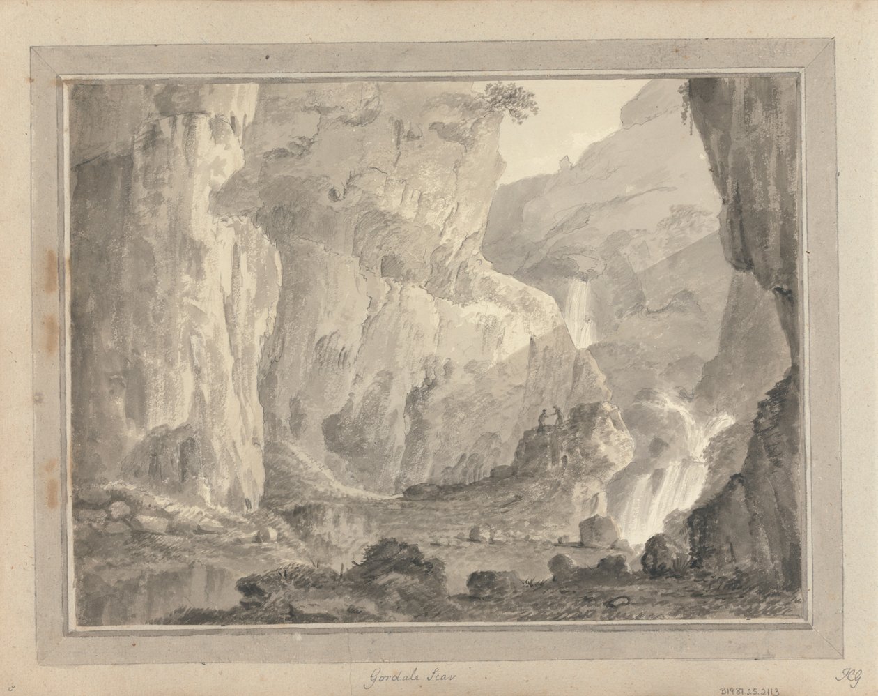 Pohledy v Anglii, Skotsku a Walesu: Gordale Scar od Amos Green