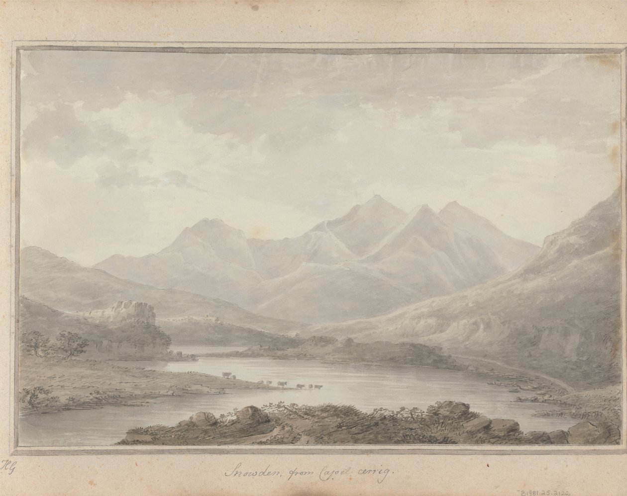 Pohledy v Anglii, Skotsku a Walesu: Snowdon, z Capel Cerrig od Amos Green