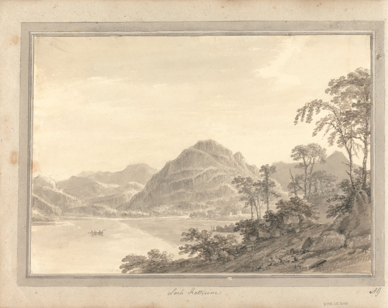 Pohledy v Anglii, Skotsku a Walesu: Tour ve Skotsku; Loch Katterine od Amos Green