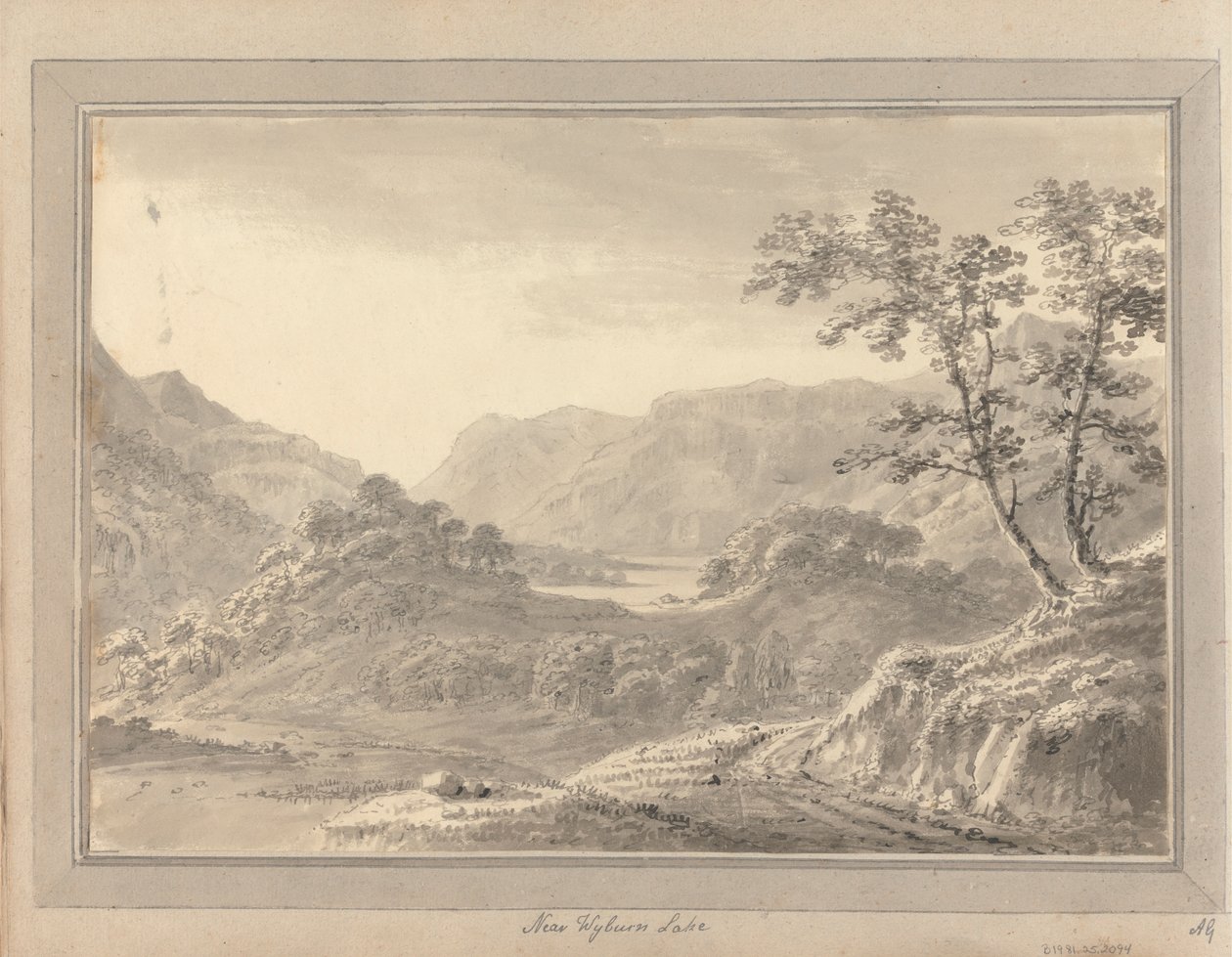 Pohledy v Anglii, Skotsku a Walesu: Tour ve Skotsku; Nedaleko jezera Wyburn od Amos Green