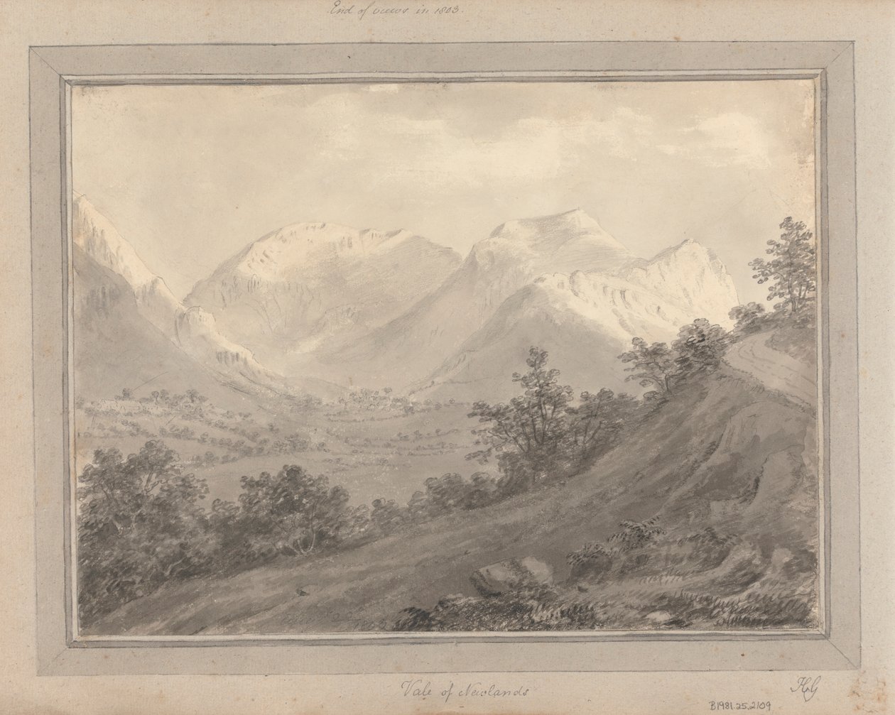 Pohledy v Anglii, Skotsku a Walesu; Tour ve Skotsku: Vale of Newlands, AG od Amos Green