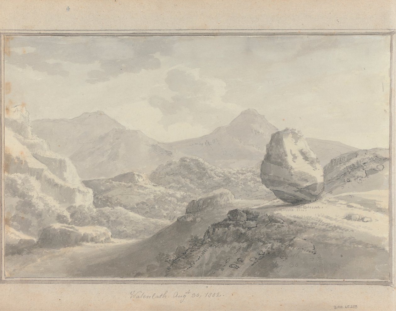 Pohledy v Anglii, Skotsku a Walesu: Watenlath, 30. srpna 1802 od Amos Green