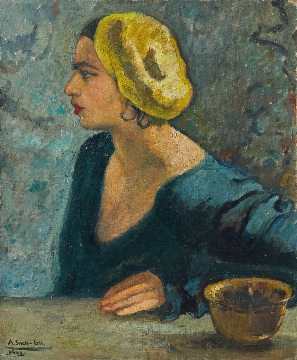 Autoportrét od Amrita Sher Gill