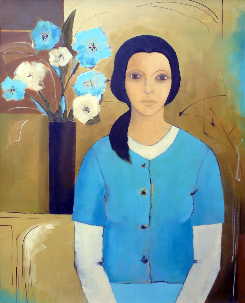 Madonna s květinami od Ana Bianchi