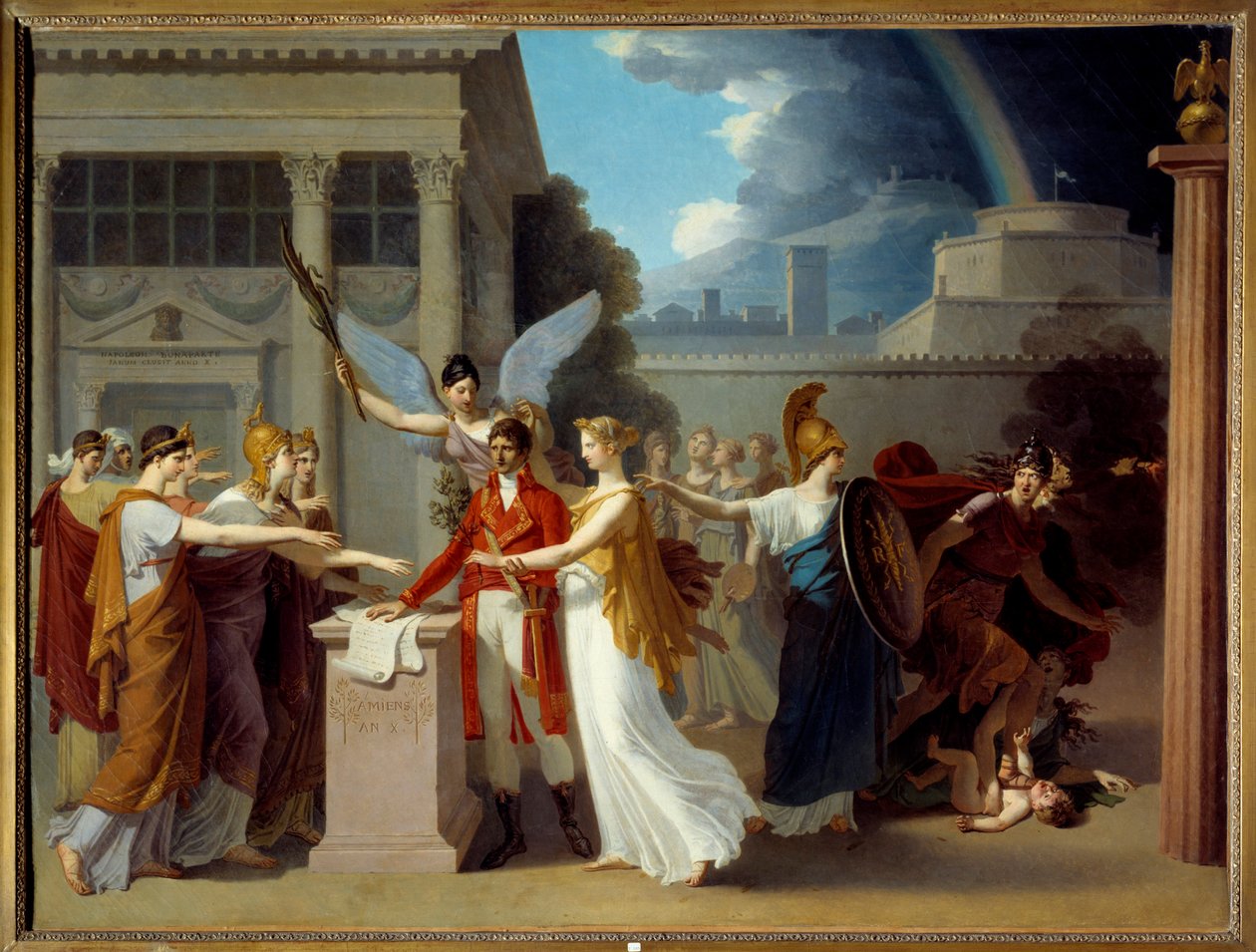 Amienský mír, 25. března 1802 (olej na plátně) od Anatole Devosge