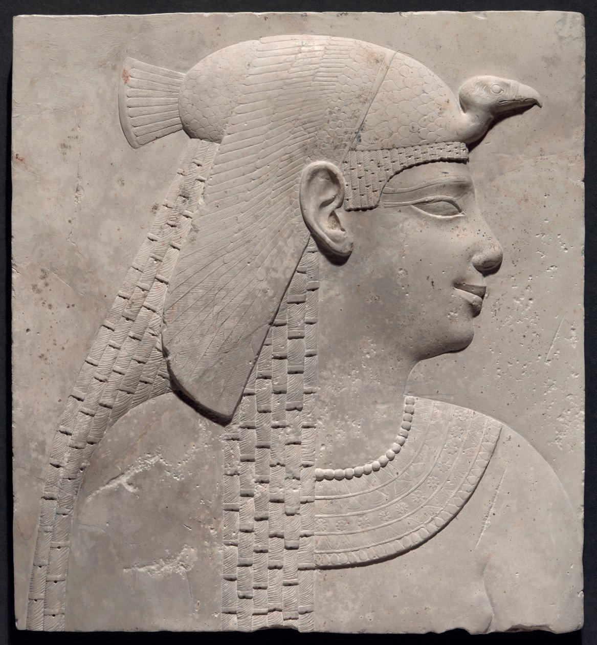 Plaketa s vyobrazením královny nebo bohyně od Ancient Egyptian