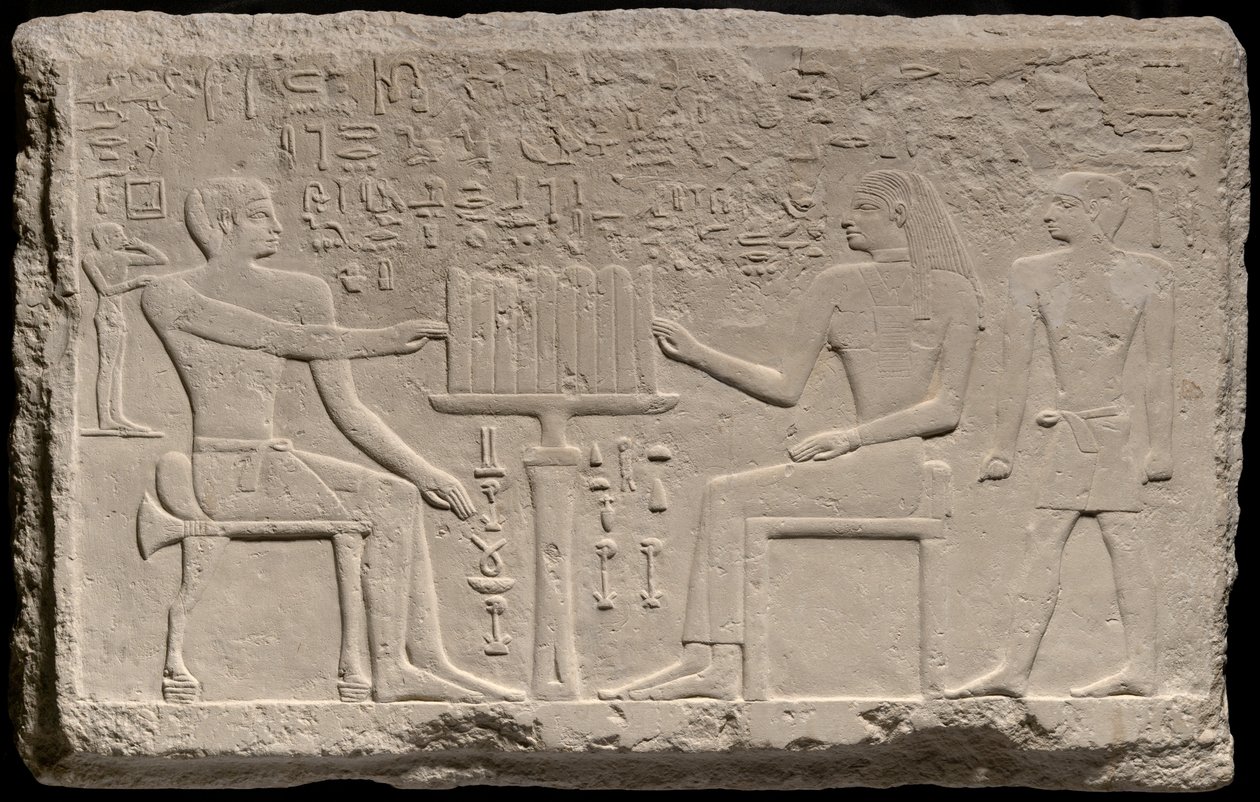 Stéla Tjenti a Nefret od Ancient Egyptian