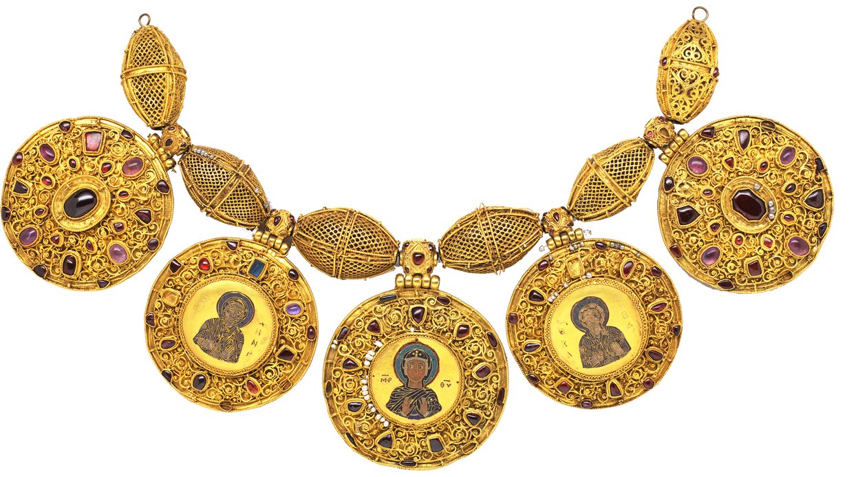 Náhrdelník s přívěsky, počátek 12. století od Ancient Russian Art