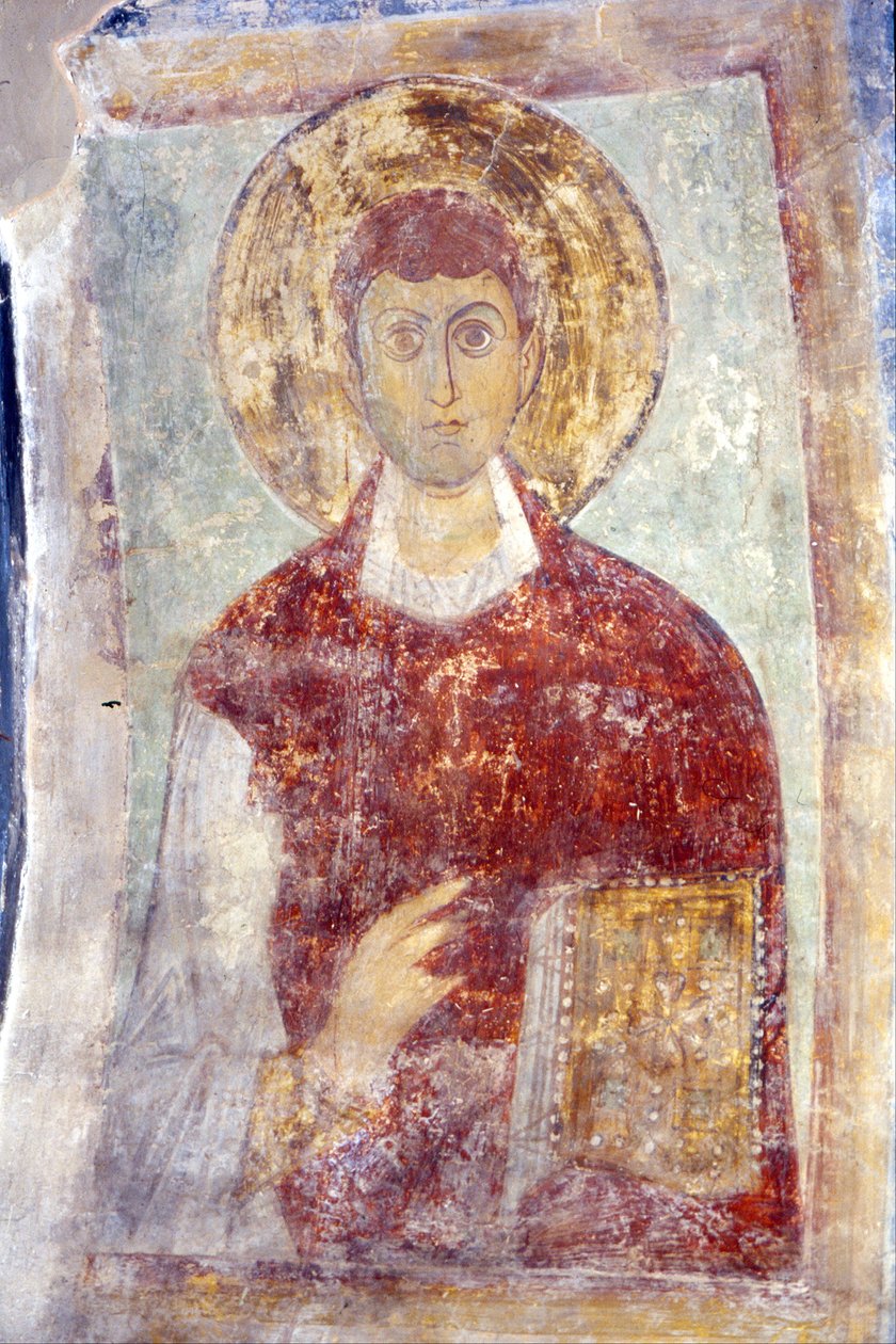 Svatý Pantaleon Panteleimon od Ancient Russian frescos