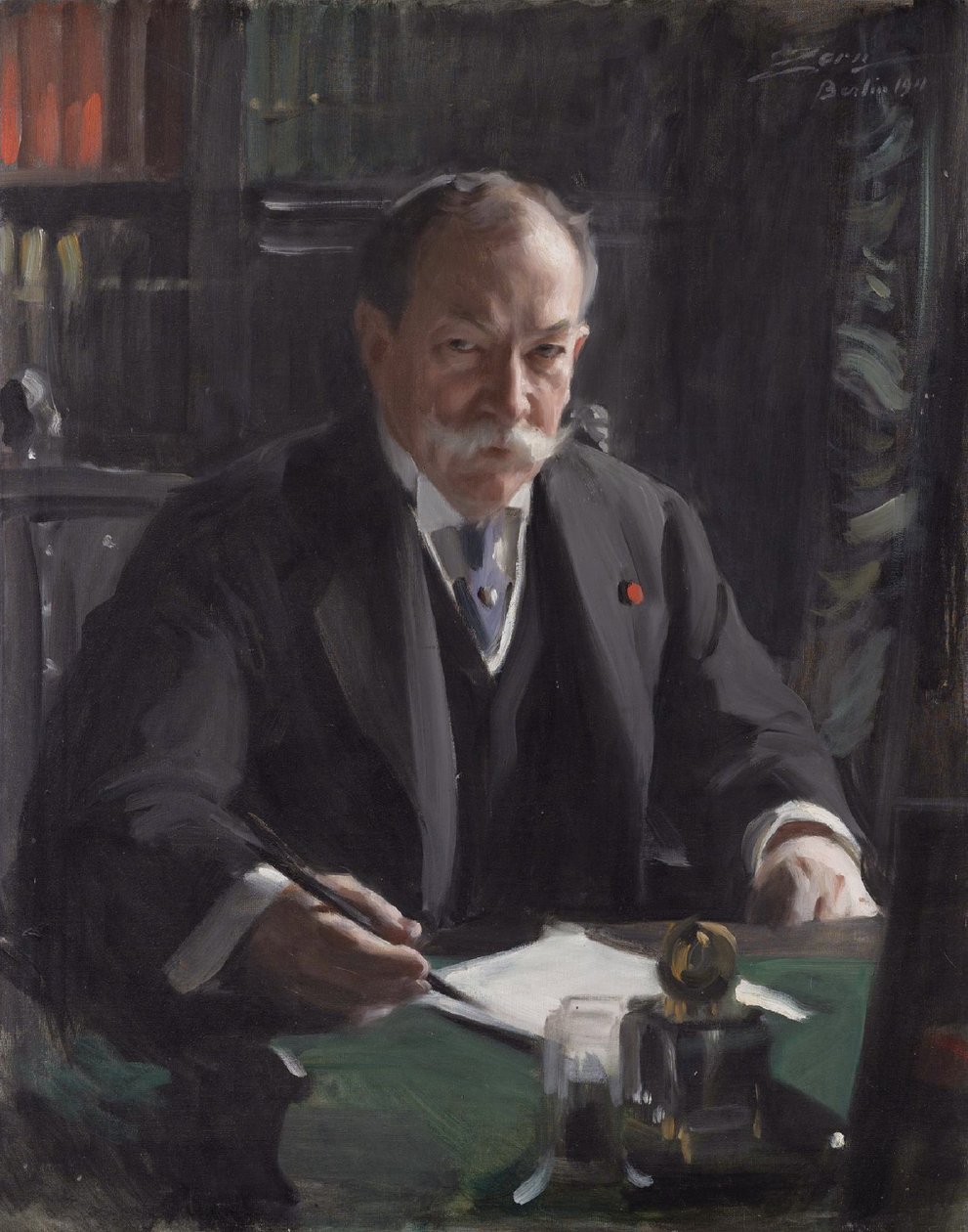 Velvyslanec David Jayne Hill od Anders Leonard Zorn