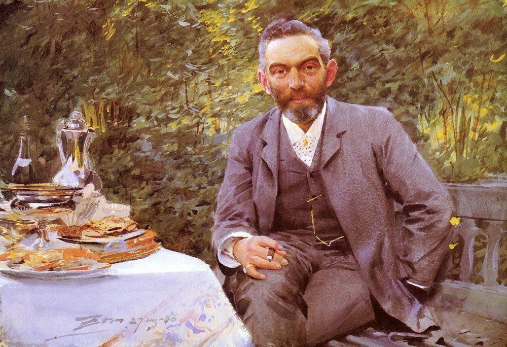 Snídaně v zeleni od Anders Leonard Zorn