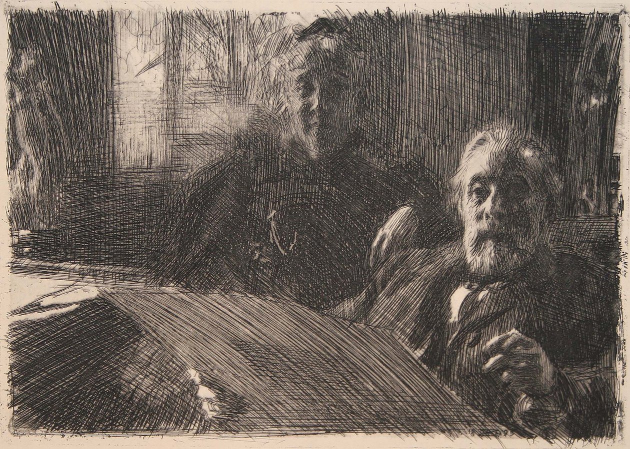 Manželé Fürstenbergovi od Anders Leonard Zorn