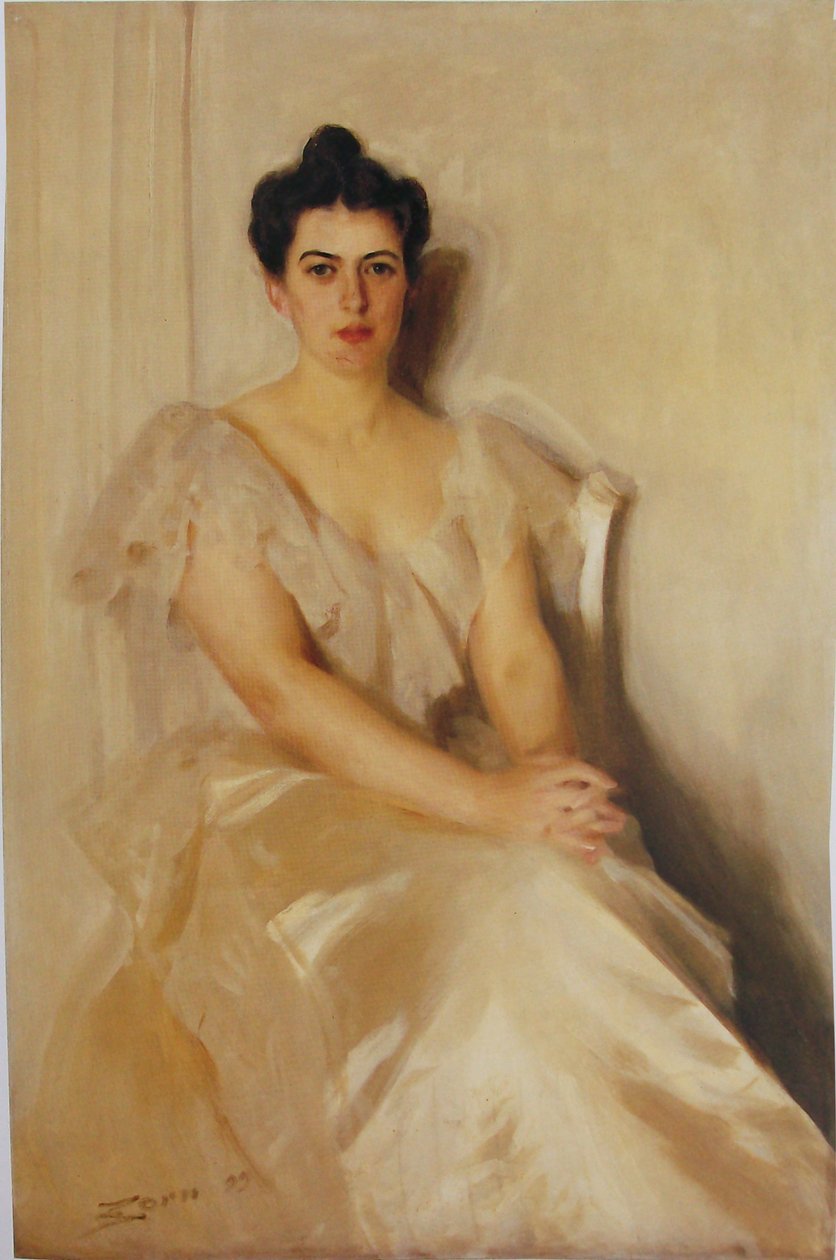 Paní Frances Clevelandová od Anders Leonard Zorn