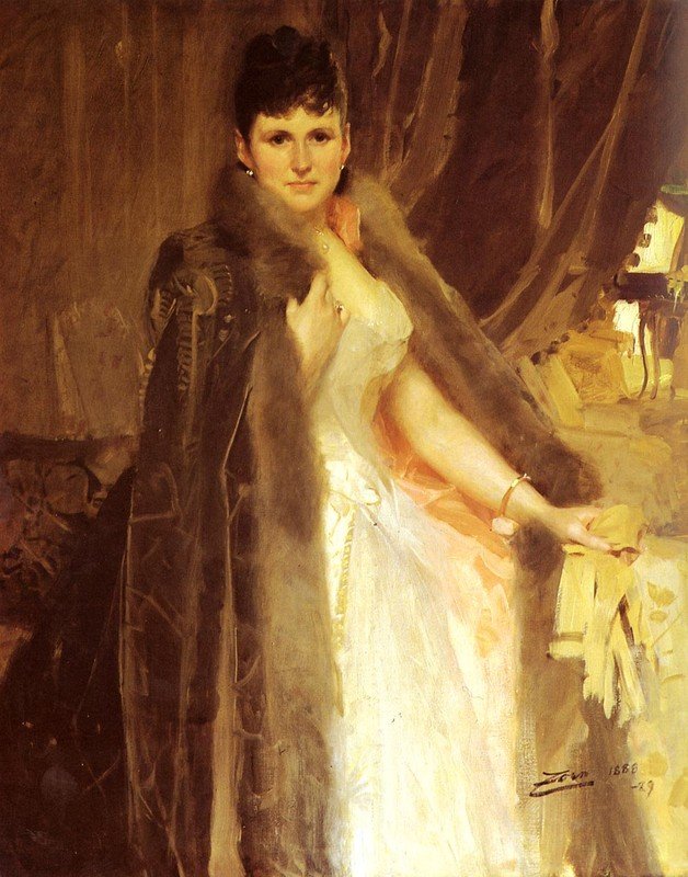 Paní Symonsová od Anders Leonard Zorn
