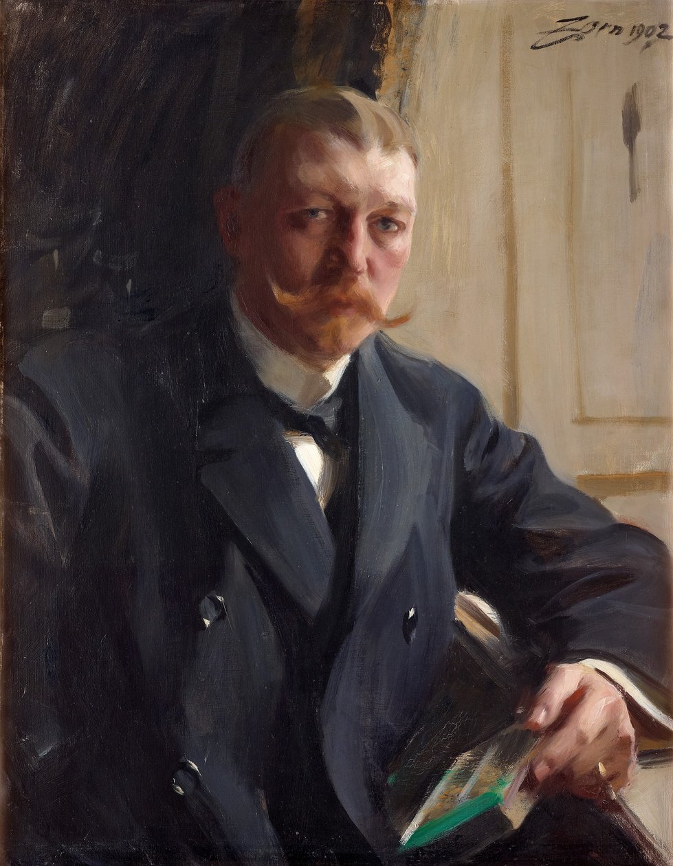 Portrét přítele Zornů s německým sládkem a průmyslníky Franzem Heissem od Anders Leonard Zorn