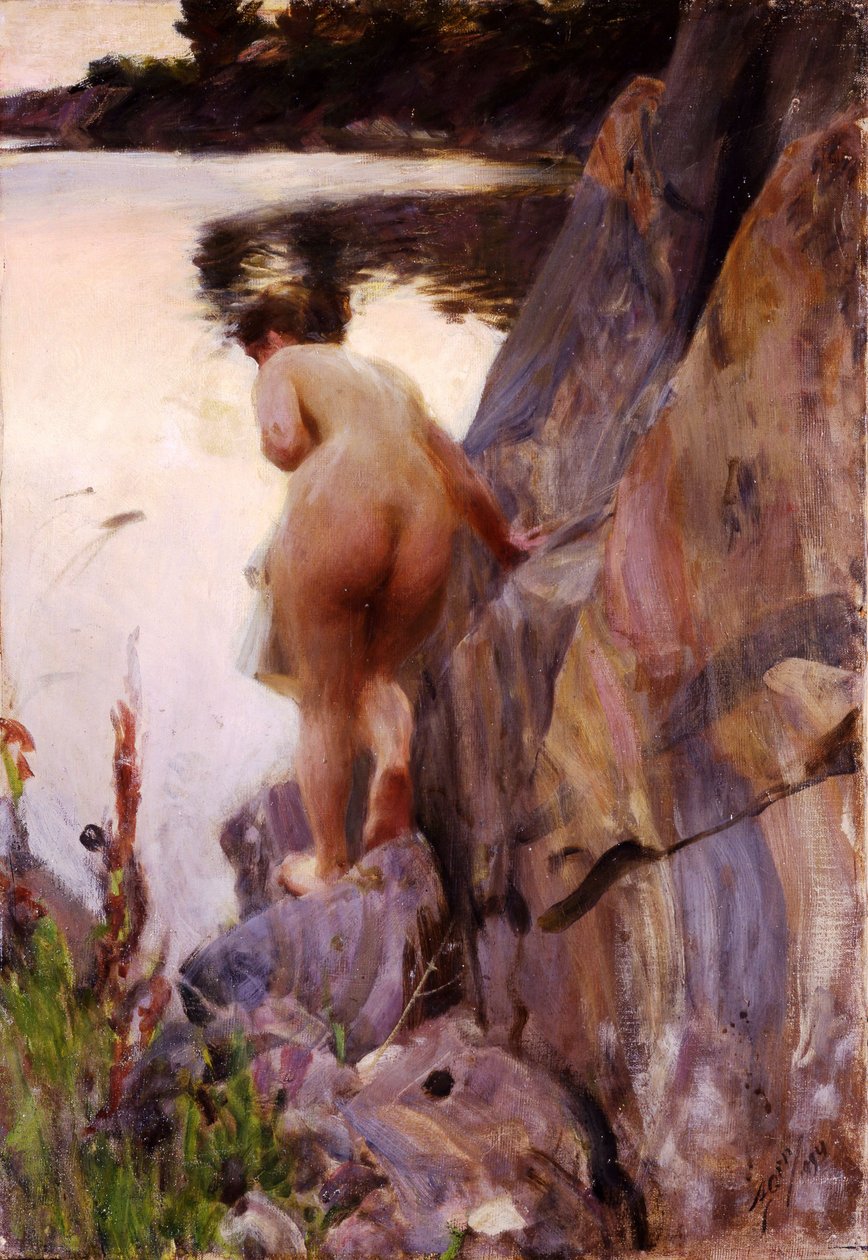 Letní večer od Anders Leonard Zorn