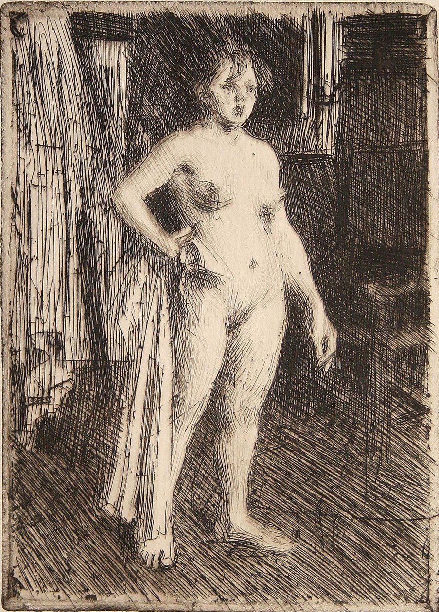 Venuše Villette od Anders Leonard Zorn