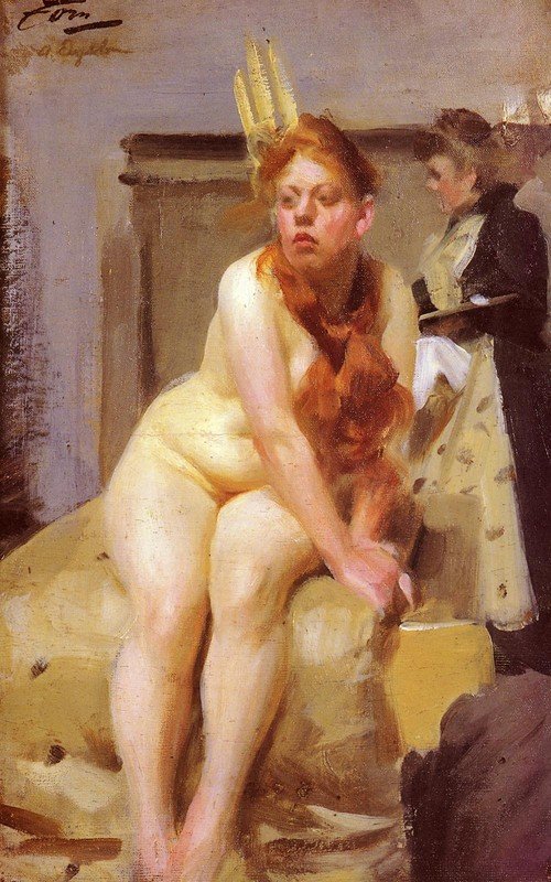 I AteljenIn the Studio od Anders Leonard Zorn