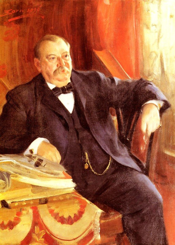 Prezident Grover Cleveland od Anders Leonard Zorn