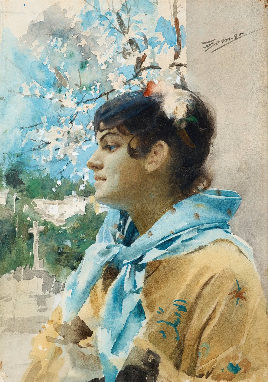 Španělsko a profil I od Anders Leonard Zorn