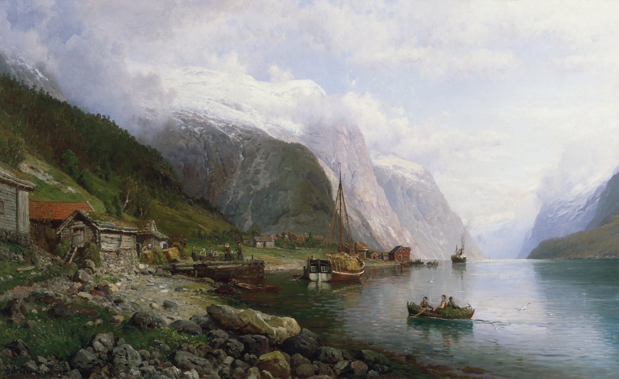 Úsek ze Sognefjordenu od Anders Askevold