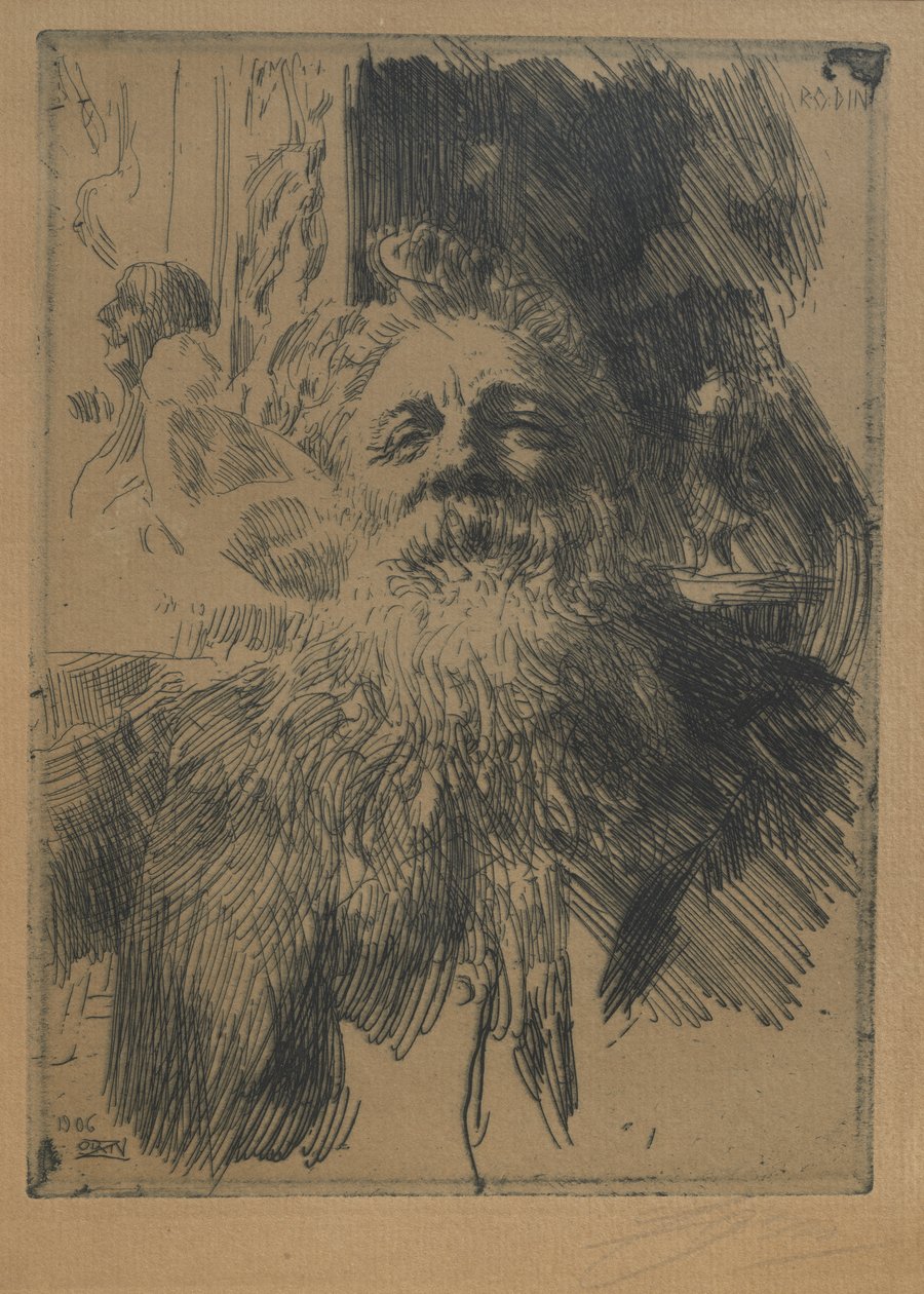 Auguste Rodin od Anders Leonard Zorn