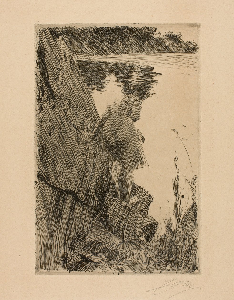 Koupající se od Anders Leonard Zorn